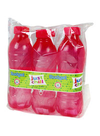 3-Piece Water Bottle Set Red 1L