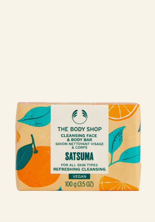 TBS Satsuma Cleansing Face & Body Bar