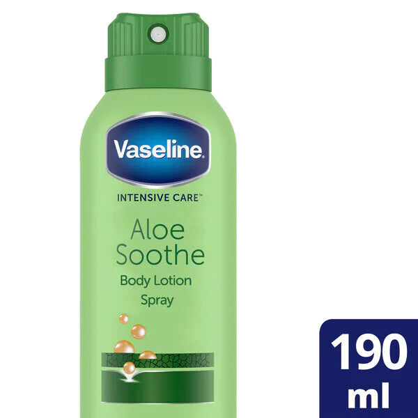 Vaseline Intensive Care Spray Moisturiser Aloe Soothe 190ml
