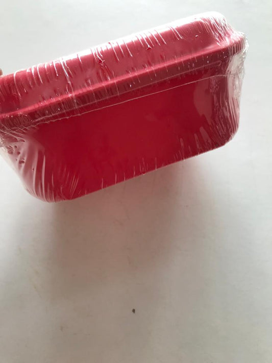 Lunch Box With Spoon Red