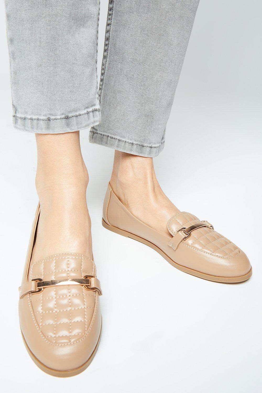 Lilah Snaffle Trim Loafer - Taupe