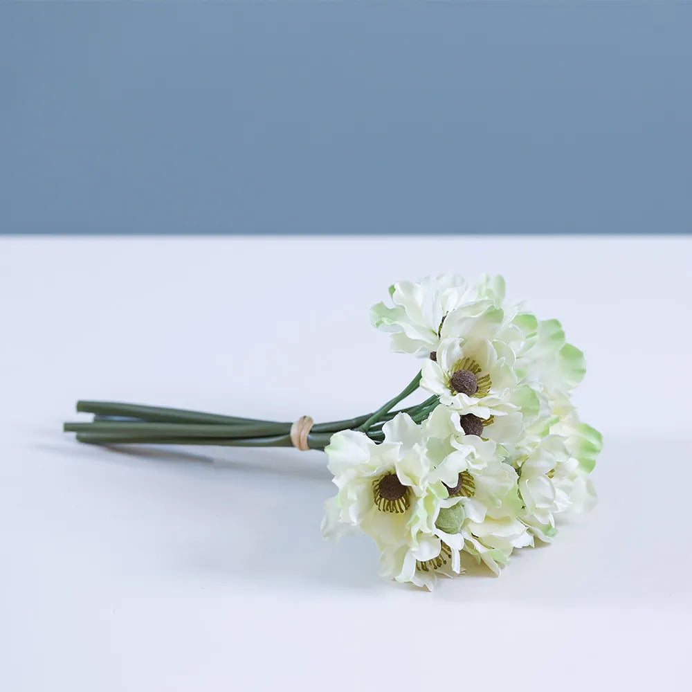 White Bunch Artificial Flower H24CM