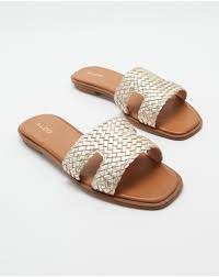 Aldo IRMAOS Quilted Slip on Flat Sandals