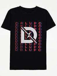 DrLupo Black T-Shirt 6-7yrs