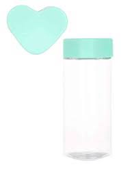 Heart-Shaped Tritan Water Bottle (Green) 