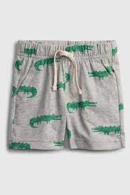 NEXT Gap  Green Baby 100% Organic Cotton Mix and Match Stripe Pull-On Shorts