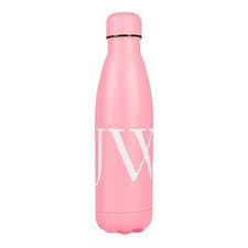 Jack Wills Metal Flask Water Bottle - pink