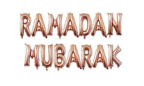 AMERTEER Ramadan Mubarak Decoration ballons Set