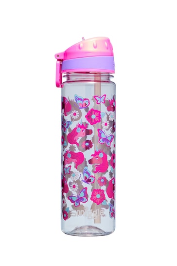 Smiggle Hey There Plastic Drink Up Bottle 650Ml - Pink