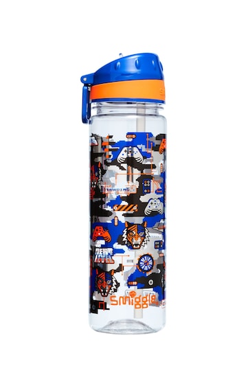Smiggle Hey There Plastic Drink Up Bottle 650Ml - Navy
