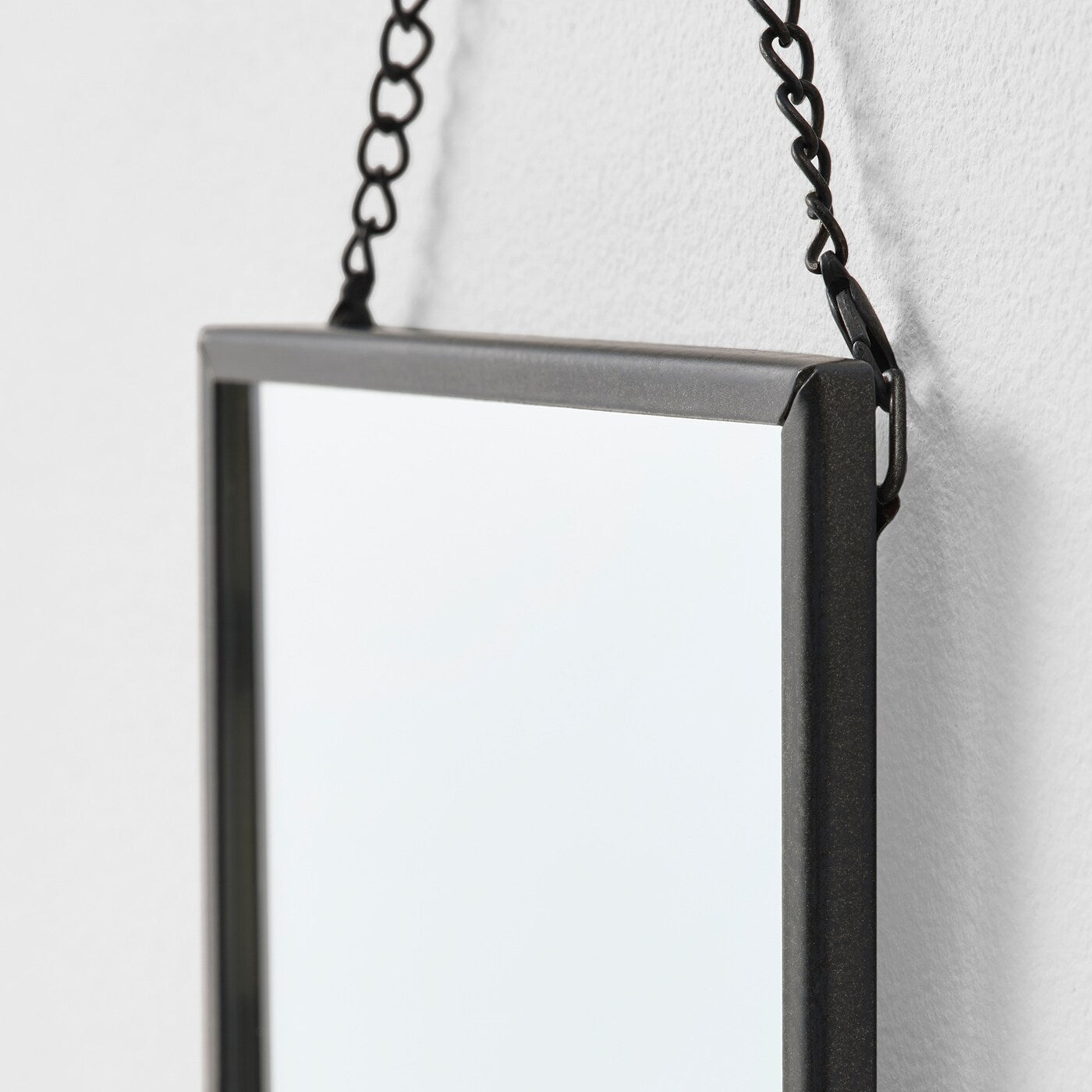 LASSBYN Mirror, dark grey