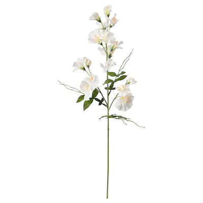 SMYCKA Artificial flower, Sweet pea/white