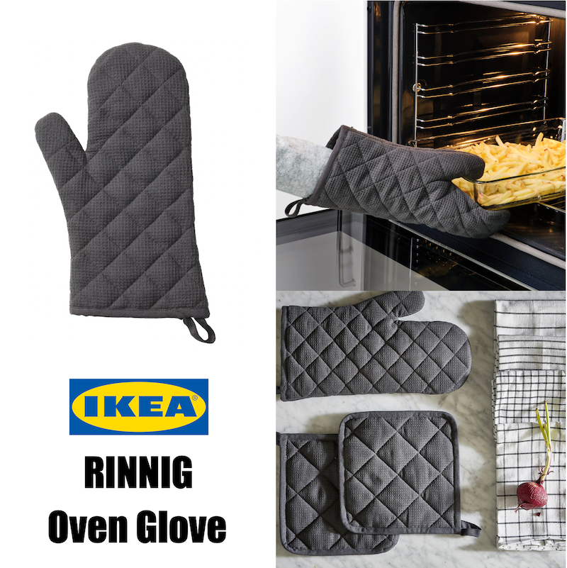 RINNIG oven glove grey